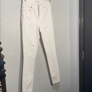 Madewell Womens Jeans Sz 25 White Color